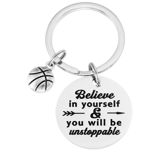 Kivosliviz Basketball Keychain Gifts for Men Women Player Team Basketball