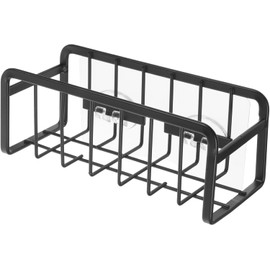 Organizador De Fregadero De Cocina Sin Perforación Estante Para Esponja Y Jabonera Con Diseño De Drenaje Compacto Para Paños Y Utensilios De Cocina