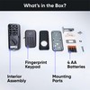 Wyze Auto-Lock Bolt, Fingerprint Unlock with Keypad, Electronic Entry Door