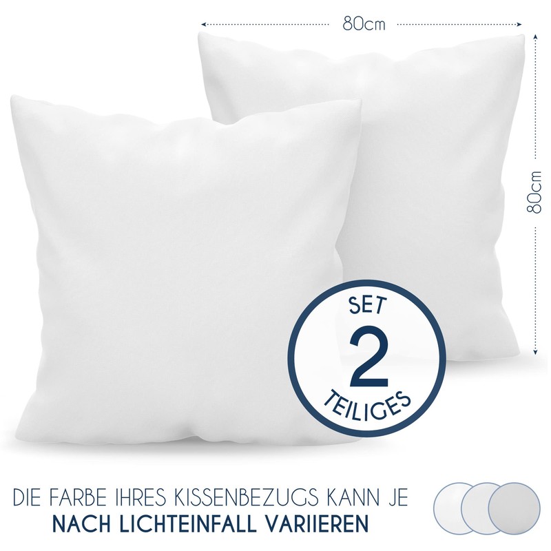 Dreamzie - Set of 2 Pillowcases - Anthracite Grey -