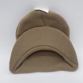 Unbranded Beanie hat with brim Multiple Color Choices Adult One Size Fits All