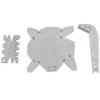 3Pcs/Set Drill Bit Angle Gauges Stainless Steel Drill Sharpener Tools