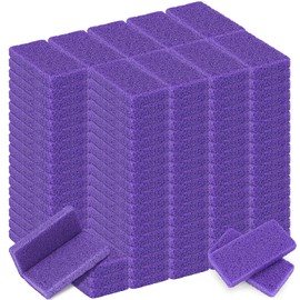200 Pcs Pumice Stone Bulk for Feet Scrubber,Dead Skin Disposable Foot Pumice Foot Callus Remover Pedicure Tools Purple Pumice Sponge Nail Salon Home Use
