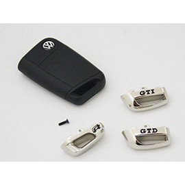 Volkswagen Cap for GTD/GTI / R Original VW Chrome / Black Cap Car Key