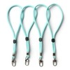 trage.band® Short Adjustable Wrist Strap with Carabiner Hook, Pack of