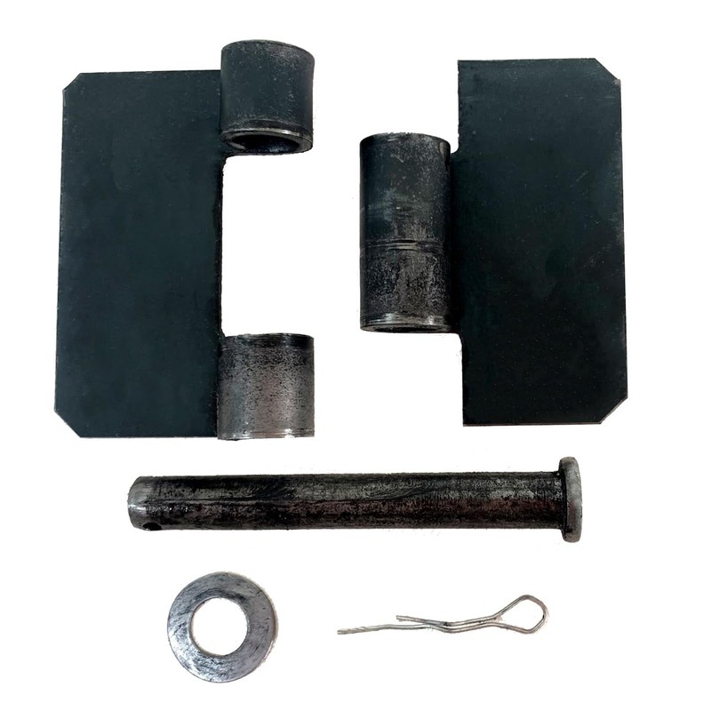 8 Pack Heavy Duty Weldable Hinges 12Ga Solid Steel, Butt