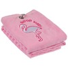 Golf Pink Flamingo Premium Microfiber Waffle Weave Golf Towel with