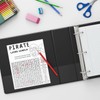 SIMPLY Staples 1337665 Light-Use .5-inch Round 3-Ring Non-View Binder Black