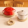 Pot Pad, Pot Trivet, Straw Trivet, Stylish, Heat Resistant, Includes