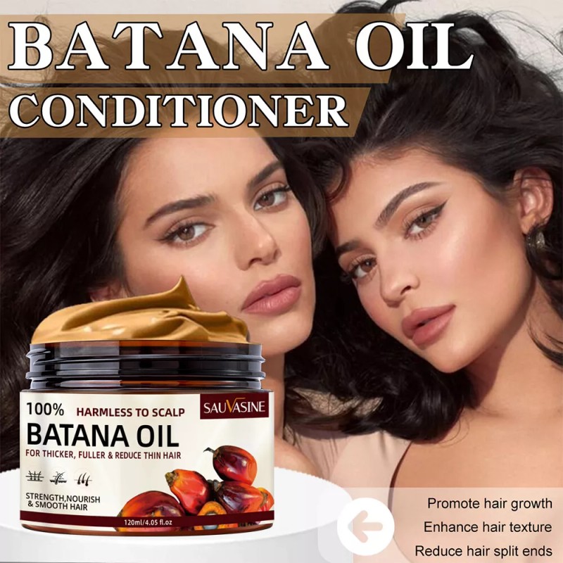 Natural BATANA OIL Hair Growth Serum- Fast Hair Regrowth Hair