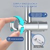 EULAPGOE 2 Pcs Shower Head Holder 18-25mm Shower Head Holder
