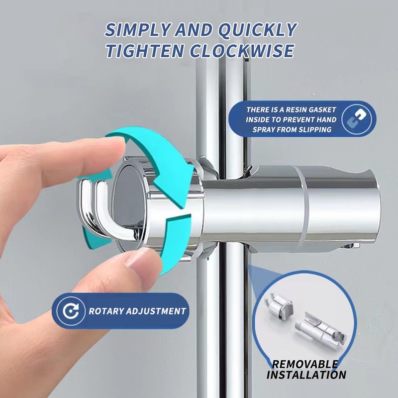 EULAPGOE 2 Pcs Shower Head Holder 18-25mm Shower Head Holder
