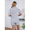 LUBOT 100% Cotton Pyjamas Set for Women Ladies, Woven Short