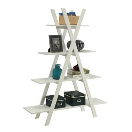 Convenience Concepts Oxford "A" Frame Bookshelf, White