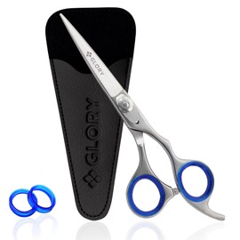 Barber Scissors 6.5 Inches with Fixed Finger Rest Right-Handed Stainless Steel Hair Cutting Scissors