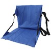Foldable Seat Cushion Backrest Beach Chair Mat Single Person Portable