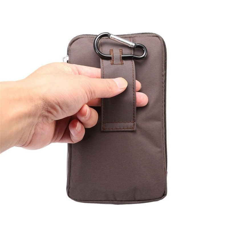 DFV mobile - Multi-Functional Universal Vertical Stripes Pouch Bag Case