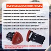 HISports Hazard Warning Light Switch Button Compatible with Renault Espace