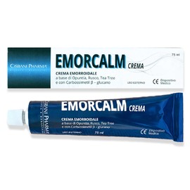 CISBANI PHARMA Emorcalm Crema emorroidi 75 ml con Opuntia, Tea Tree e Rusco