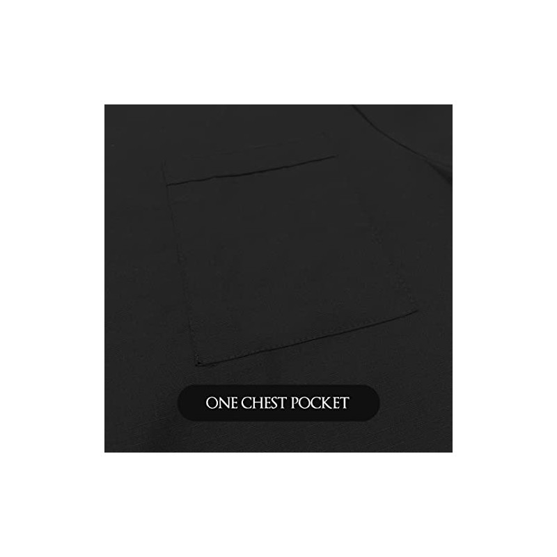 Betty Dain Classic Barber Jacket, Medium/Large, Black, 8 Ounce