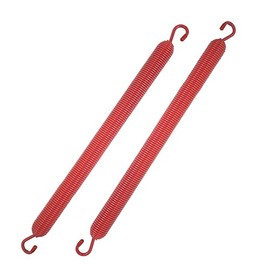 Hood Springs Compatible With Kenworth W900 T600 T800 Trucks Replaces OE# K224-81 Pair 1998-2006 Red