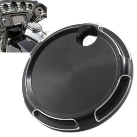 Unbranded CNC Fuel Gas Tank Door Cover Fit For Harley Electra Glide Classic FLHTC 92-07