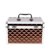 Aluminium Hard Make Up Travel Storage Box Cosmetic Beauty Vanity