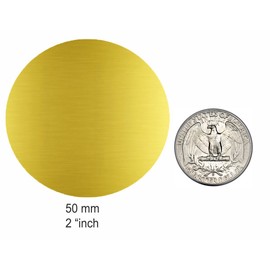 Royal Green Round 2" inch 5 Neon Flourescent Color dot Stickers - Write on Surface 50mm Labels for Jars and Storage Identification - 60 Pack