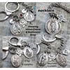 St. Florian, Firefighter Protection Prayer Necklace, Keychain or Clip, Patron