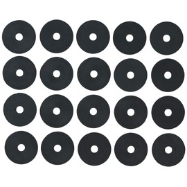 Hillman 2862 1/4-Inch Neoprene Fender Washer, 20-Pack , Black , 1/4" x 1-1/4" x 1/16"