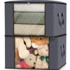 Fab totes 4-Pack Clothes Storage, Foldable Blanket Storage Bags, Storage