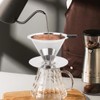 Pour Over Coffee Dripper,Upgraded Double Micro Mesh Filter With Cleaning