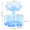 6 Shot Glass Dispenser Transparent Prevent Spilling Cocktail Dispenser Glasses