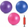 MoldFun Mini Exercise Balls with Air Pump - 3 Pack