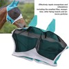 Mesh Horse Fly Mask Elastic UV Protection Detachable Breathable Horse