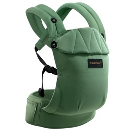 BethBear Baby Carrier Newborn to Toddler 7-45 lbs with Natural Material, Ergonomic Design,Versatile and Adjustable,Hands Free for Moms&Dads,Green