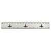 'Garden Fountain ' 30cm (12 Inch) White Plastic Ruler (RL00092856)