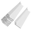 8PCS Aluminum Siding Corners 8 Inch Outside Siding Corner Trim