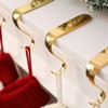 DOYOLLA Christmas Stocking Holders Xmas Fireplace Hanger Hooks Holiday Mantel