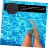 BESPORTBLE Outdoor Folding Round Pool Cover Durable Oxford Fabric Black