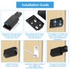 Redunest Heavy Duty Push to Open Door Latch, 10 Pack