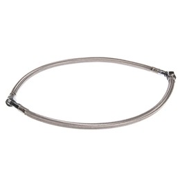 T&S Brass 016879-45 SS Flex Supply Hoses, 3/8" Compression x 1/8" NPSM