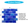 LSDECO 5 Sheets Glass Tile Mosaic Tiles Pool Tile Backsplash