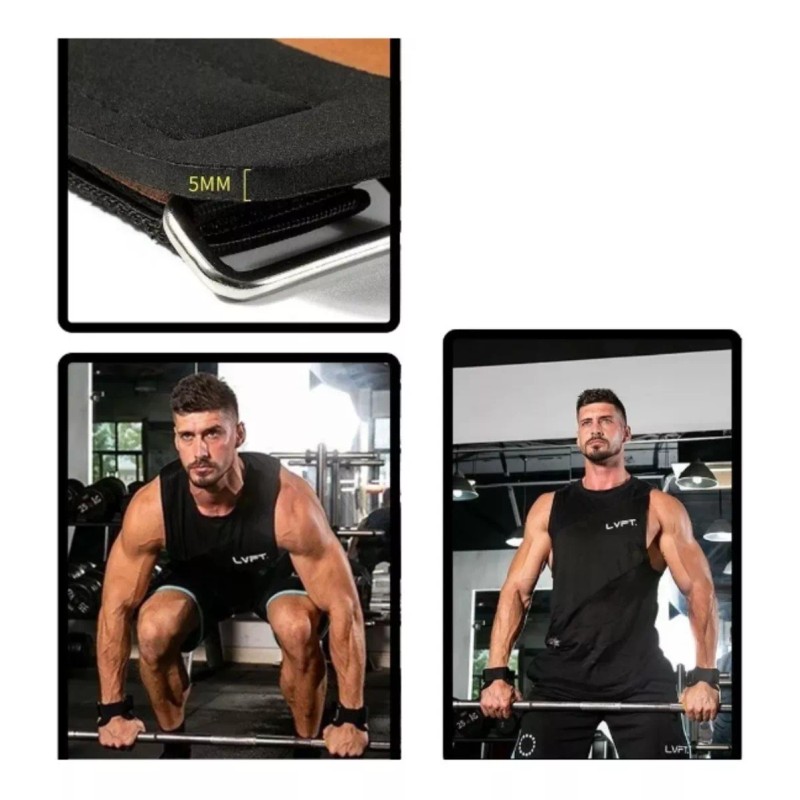 JM Callera De Piel Crossfit Gym Muñequera Guante Deportivo