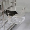 Suremita Hanging Bird Bath Cube Bird Bathtub Bath Shower Box