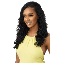 Outre Premium Synthetic Fibers Converti Cap Wig - BRAZILIAN WAVES (Color:DR4STRBL)