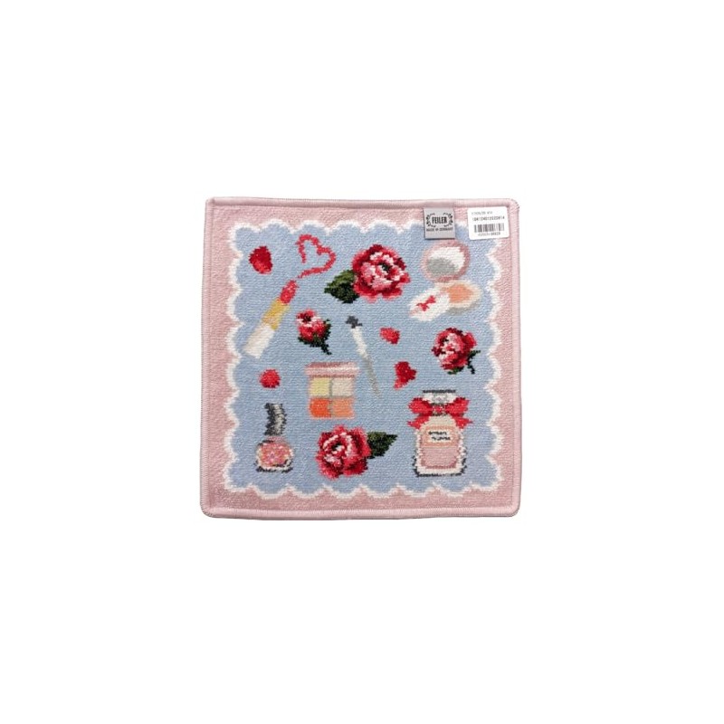 Faylor Eternal Heroine Handkerchief Towel, Pink, 9.8 x 9.8 inches