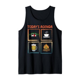 Cool Pop Up Camper Art For Men Women Caravan Popup Camper Tank Top