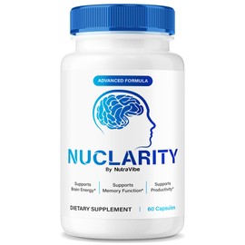 Nuclarity – Premium Daily Memory & Focus Formula with a Clean, Natural Blend to Support Sharp Thinking, Concentration, & Quick Recall | Gentle, Easy-to-Swallow Pills (60 Capsules)