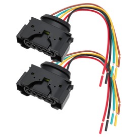 EMSea 2pcs 5Pin Car Actuator Plug Repair Loom Adapter DJ70525B-3.5-21 Compatible with Ford Transit 15cm